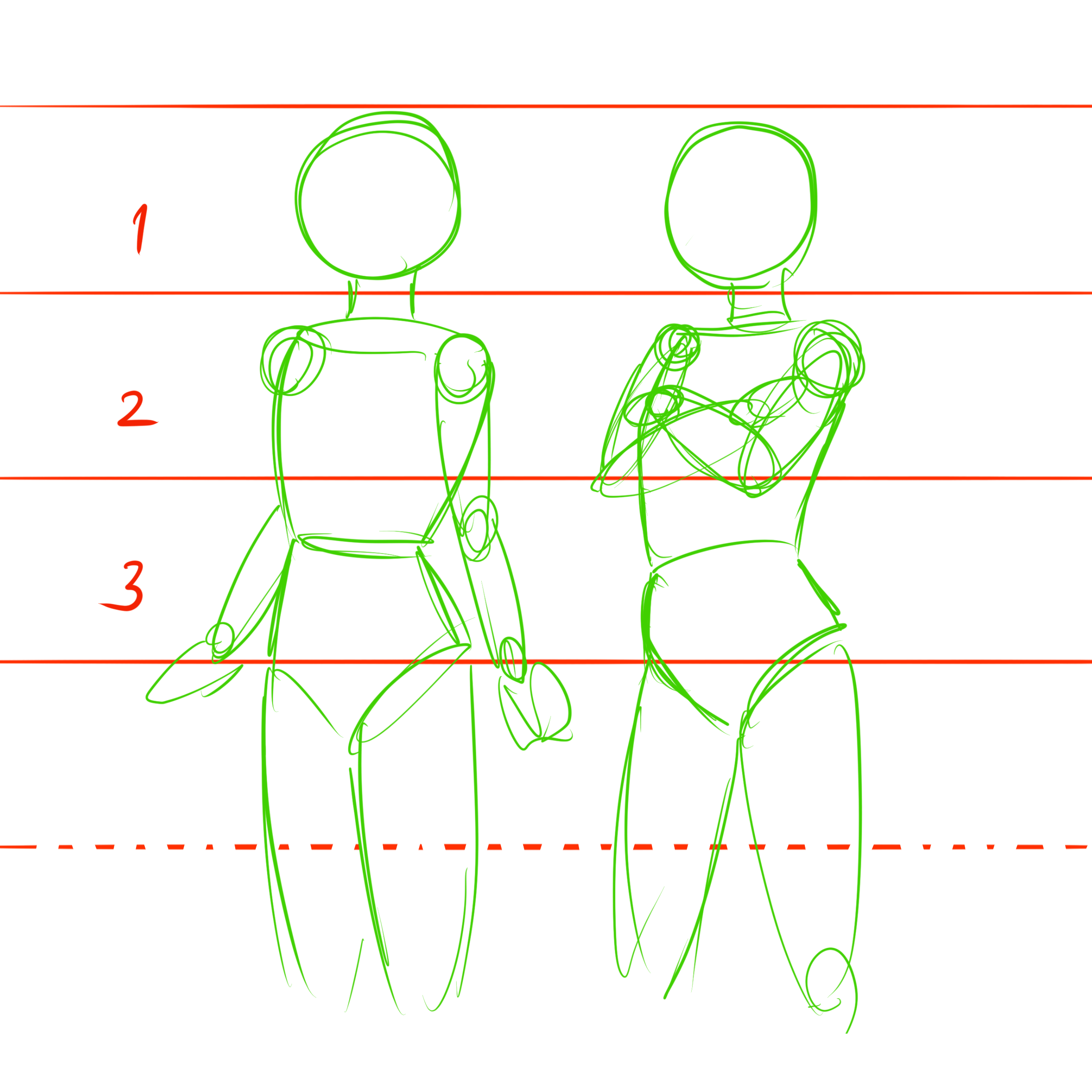 上半身の描き方 重心が大切 上半身の描き方を徹底解説 株式会社esolab